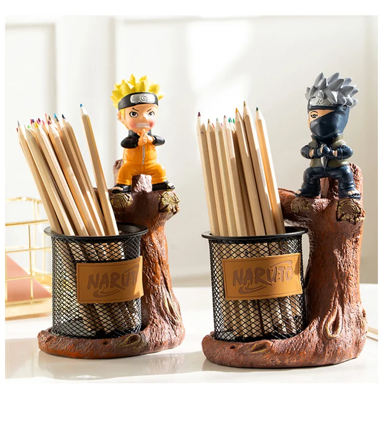 Qiuerte Naruto Pen Holder, Naruto Pencil Holder, Creative Office Desk  Decorations Man Boy Girls Gadgets Stationery Storage Box Unique Gifts for  Naruto Fans (A) : : Stationery & Office Supplies
