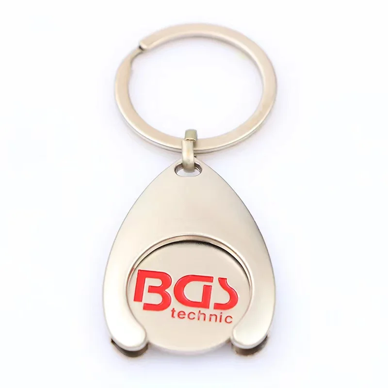 Newwest ! gift zinc alloy paint matte coin clip supermarket trolley manufacturer coin buckle