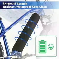 Couvercle de batterie au Lithium pour vélo électrique, cadre de batterie pour vélo électrique, housse de protection anti-froid et anti-poussière, protection en néoprène et Polyester, 1 pièce 3