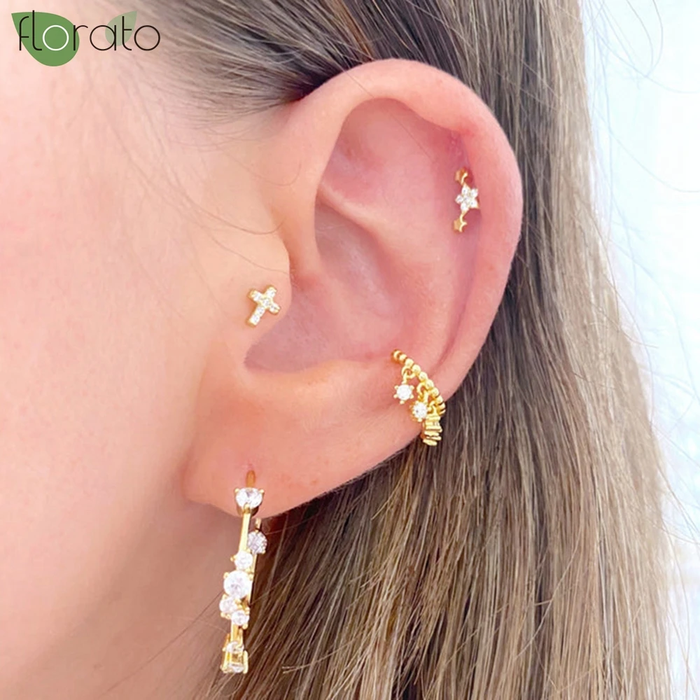 Рисунок 6 - Женские серьги-гвоздики из серебра