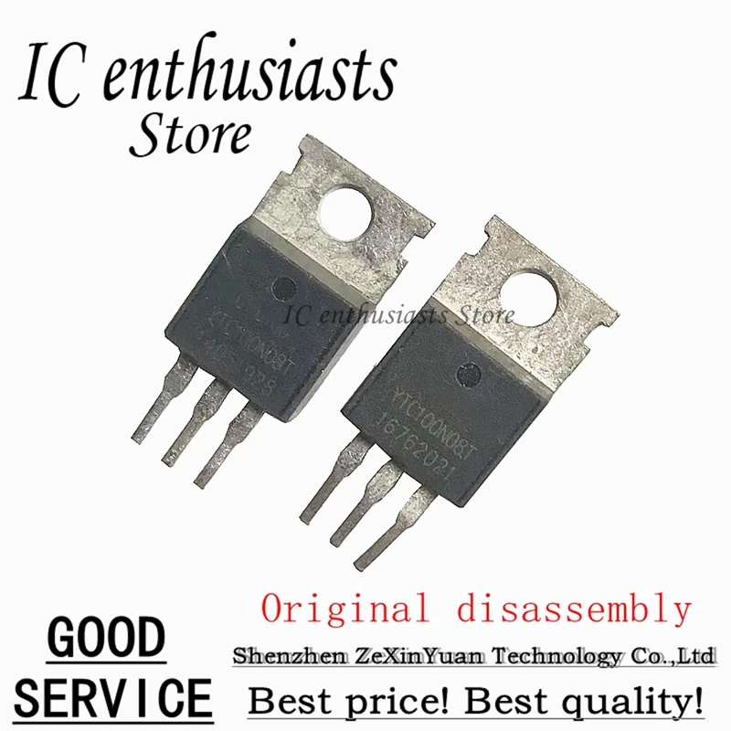 

10PCS YTC100N08T 100N08 80V 100A TO-220 Original disassembly