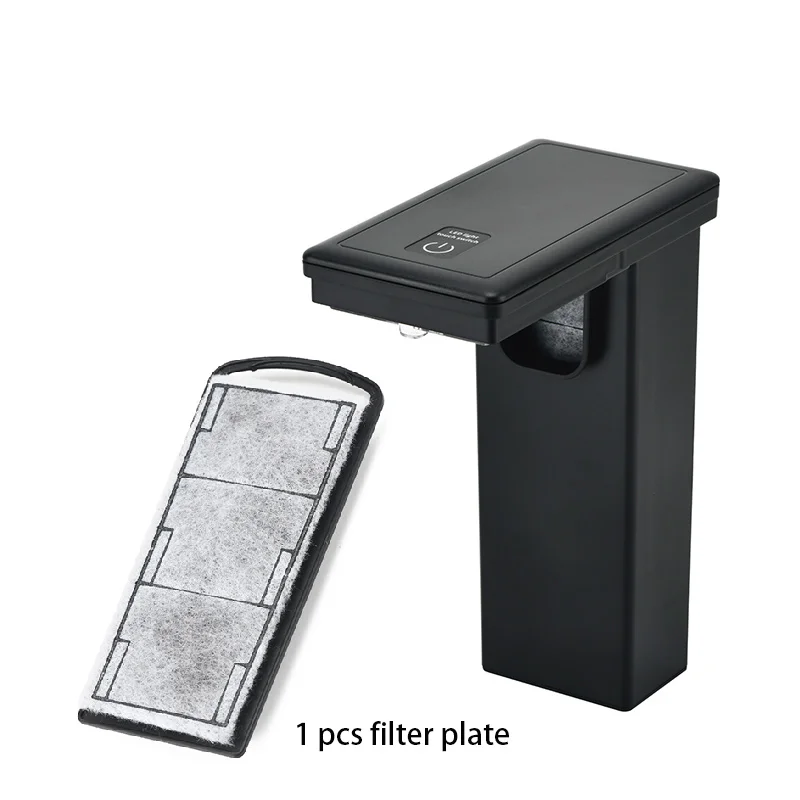 Filter with plate