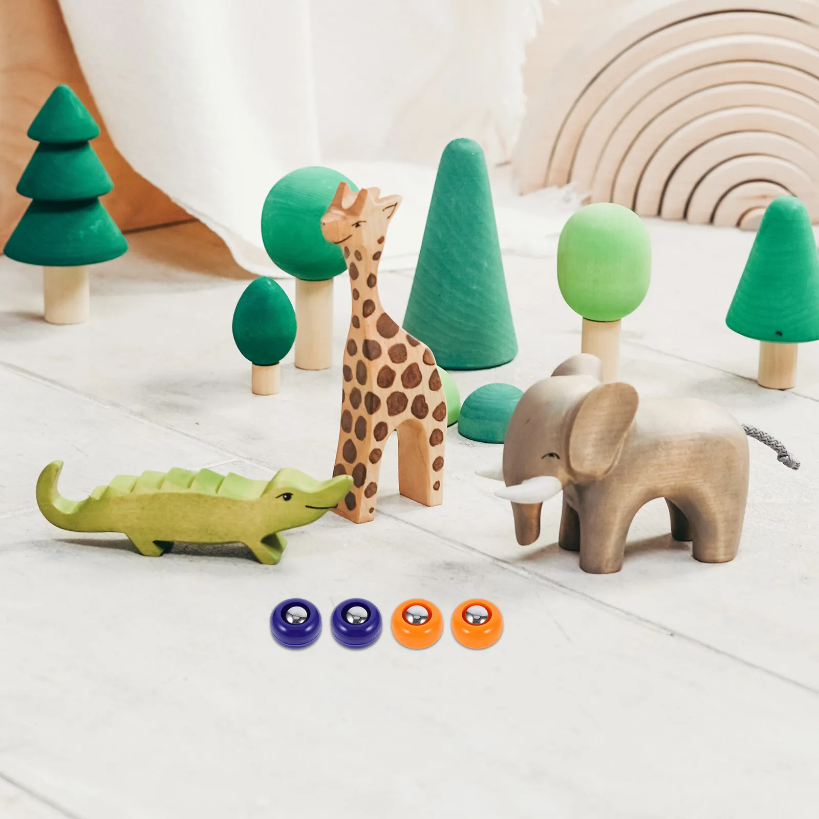 20Pcs 당구대 컬링 공 미니 셔플보드 롤러 볼링 핀 탁상 게임 세트 가족 모임 파티 스포츠