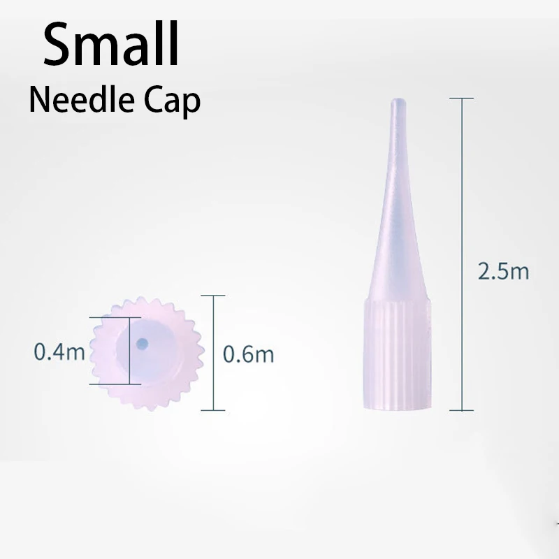 100Pcs Needle Tip 1R/2R-3R/5R-7R Permanent Makeup Needle Cap For Eyebrow Lip Eyeliner Microblading Pmu Tattoo Machine Accesories