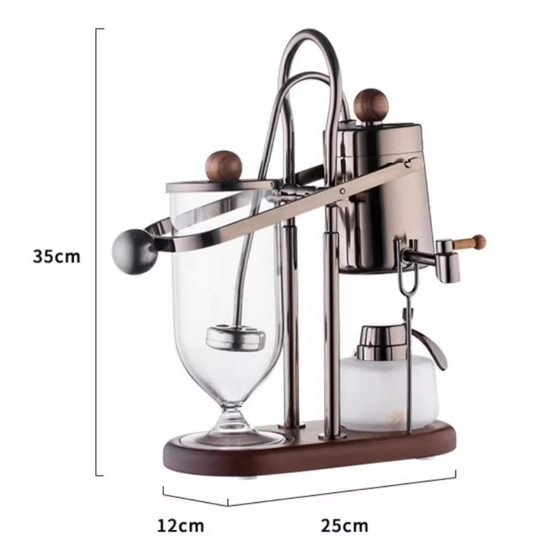 Coffee Pot Alcohol Lamp Siphon Type Coffee Boiling Machine Household Kaffee Makers 6