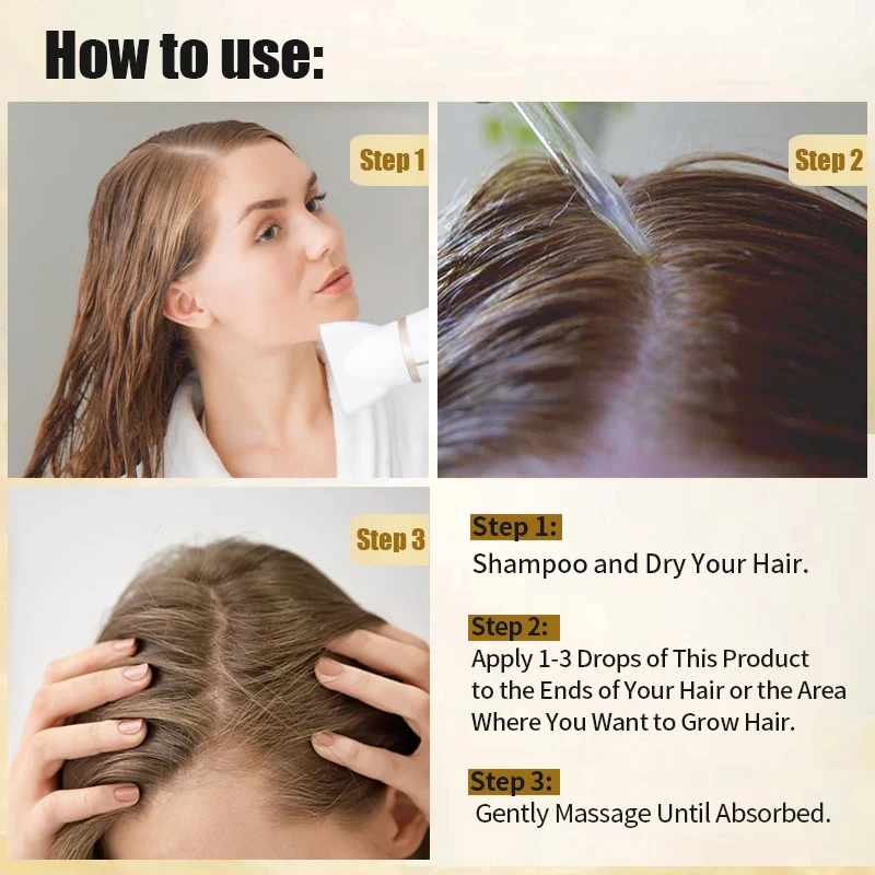 Biotin Hair Growth Oil Serum Treatment for Men and Women hair growth serum hair care oil