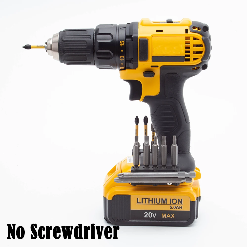 Magnetic Bit Holder Drill Organizer - 5 Slot Screw Set