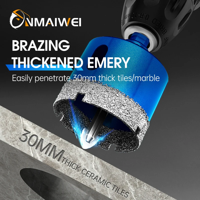 Manette Fatto Per Ricordare Sopravvivere Punte Trapano Per Piastrelle Dure Grafi - Foto 4