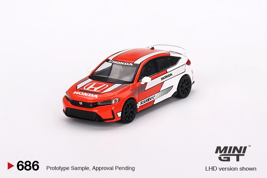 MINIGT 1/64 Honda Civic Type R 2023 Pace Car S2000 (AP2) CR Grand