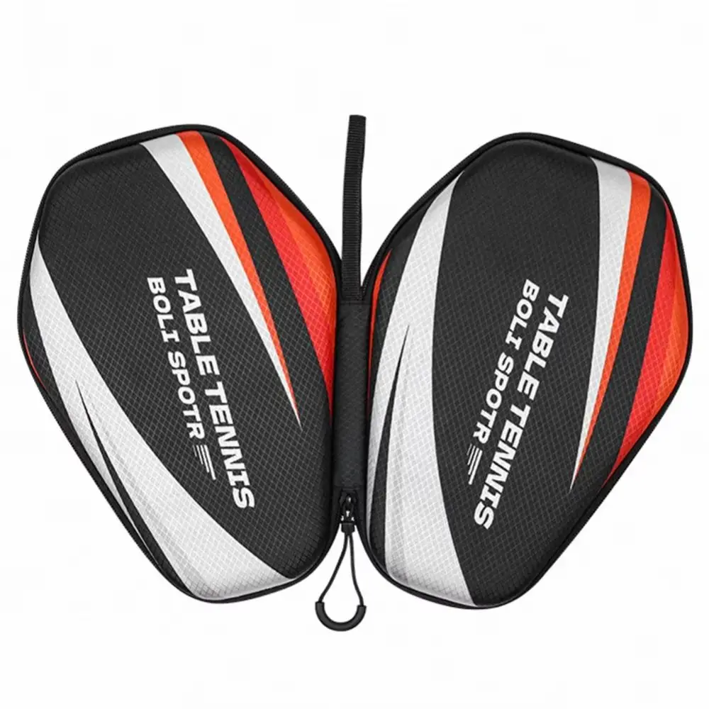 Hard Shell Table Tennis Racket Bags Dustproof Protective Case Ping Pong Storage Bag Waterproof Hand Strap