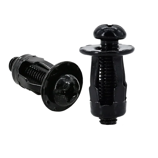 40/60Pcs Petal Shape Metal Rivet Nut Expansion Screw Bolt Jack Nuts M4