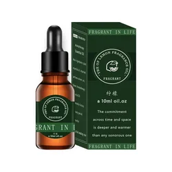 10ml Aromatherapy Long - lasting Fragrance Oil Blend with Rose, Lavender, Vanilla, and Jasmine (Lemon)