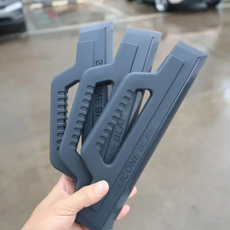 Silicone Handy Squeegee Non-Scratch Car Wrap Tools Water Window Wiper Drying Blade Clean Scraping Film Scraper Accessories