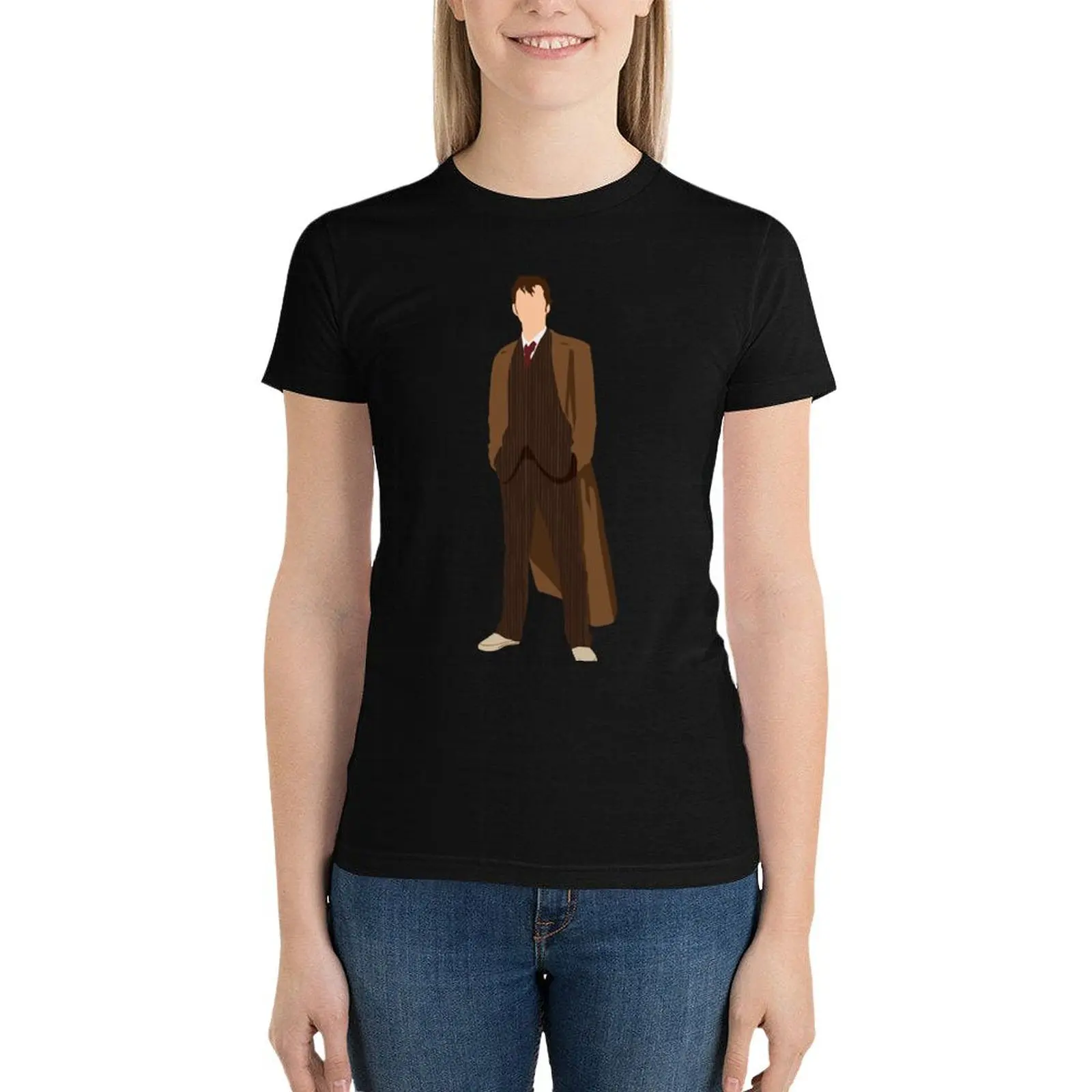 

Ten T-Shirt vintage clothes tops anime clothes plain t shirts for Women
