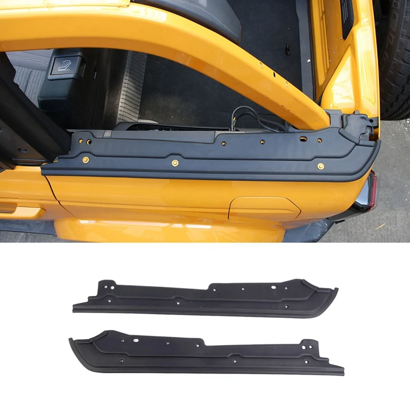 

For Ford Bronco 2021 2022 2023 2024 4 Door Car Rear Body Tub Rail Protector Armor Cargo Shelf Side Cover Parts Accessories