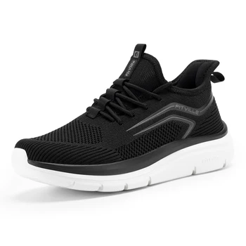 Thick Sole Running Shoes Men's Sneakers Cushioned Lightweight Wide Fit with Arch Support for Swollen Feet Outdoor Sneakers 1