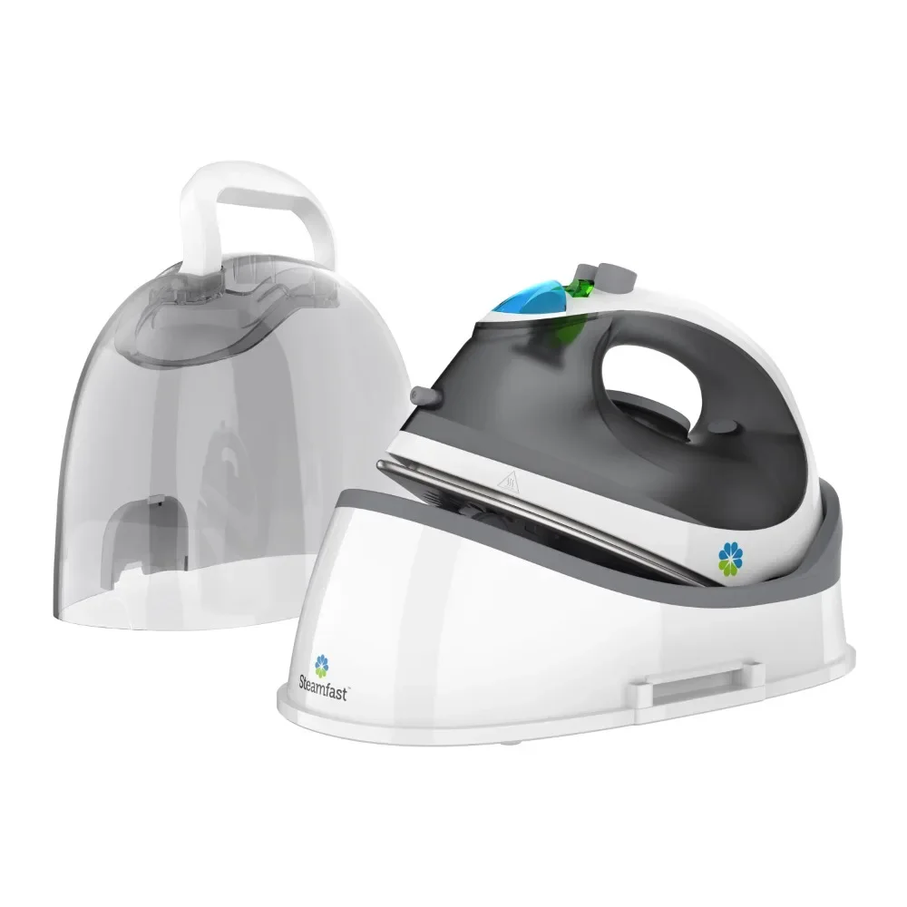 

Steamfast SF-760 Portable Cordless Steam Iron with Carrying Case, White