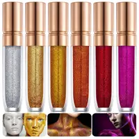 High Quality Super Bright Solvent Resistance Cosmetic Grade Crafts Nail Body Multicolor Holographic Fine Bulk Chunky Glitter Gel 2