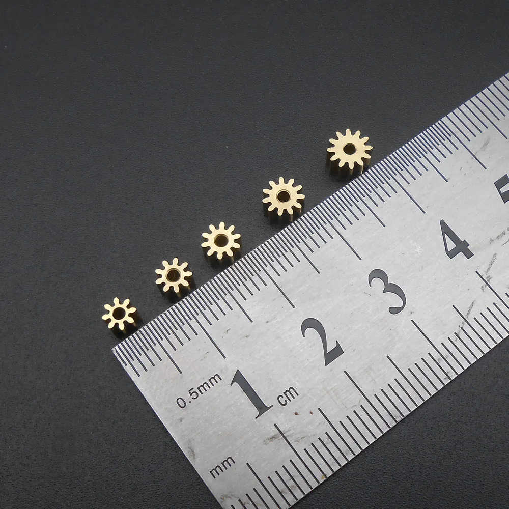 Engrenage Droit Laiton Alésage 3mm Pignon Droit Laiton 40 Dents - Alésage 3mm, Pour Servo 25 Dents, Mod 0.8 - Robotique Pignon Laiton 40 Dents 3mm