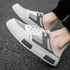 Men's Half Slippers Mesh Perforated Platform Shoes Odor Proof and Rubber Soled Shoes Oversized Black Sleeve One Foot Lazy Shoes 4