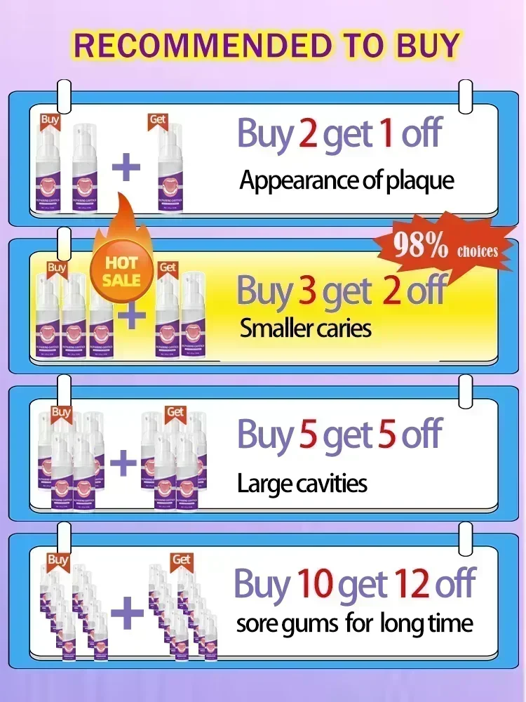 2495 Toothpaste of Teeth Whitening Repair of Cavities Caries Removal Plaque Stains Decay Repair Teeth Treating Dental Calcul teeth whitening product
