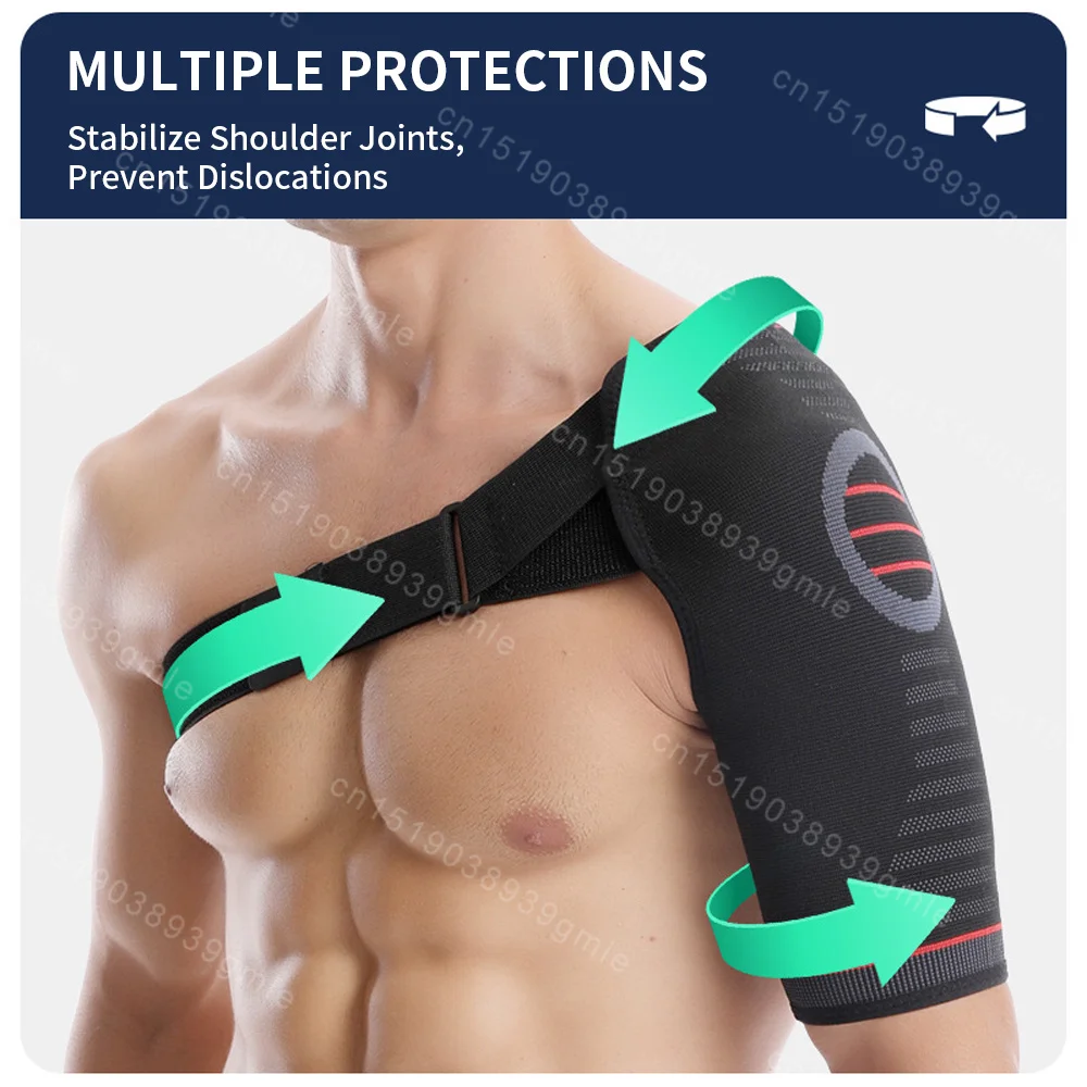Shoulder Brace Professional Compression Sleeve Joint Sprain Shoulder Pain Relief Bursitis Tendinitis Adjustable Shoulder Support