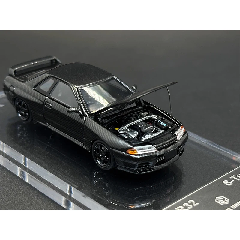 FH In Stock 1:64 Skyline GTR R33 BCNR33 R32 S Tune Carbon Black