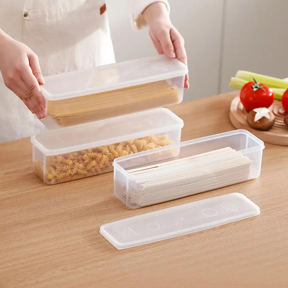Sealed Food Storage Box Kitchen Rectangular Transparent Lid Large Thickened Container  Food Grade Pp Plastic Preservation Box - AliExpress