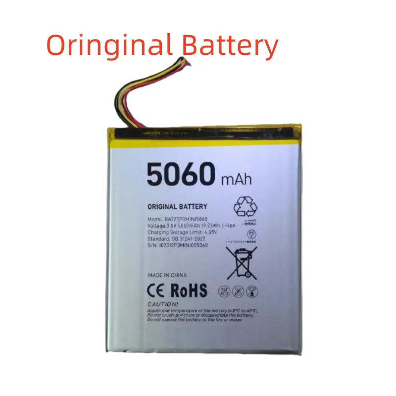 RUIXI BAT23P3MINI5060 Battery For Doogee U9 U10 U10pro  5060Mah Reliable Replacement Tablet Battery