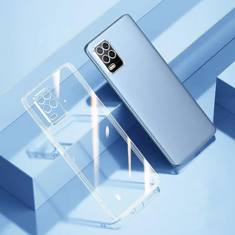 Luxury Plating Clear Silicone Bumper Case - Transparent Back Cover