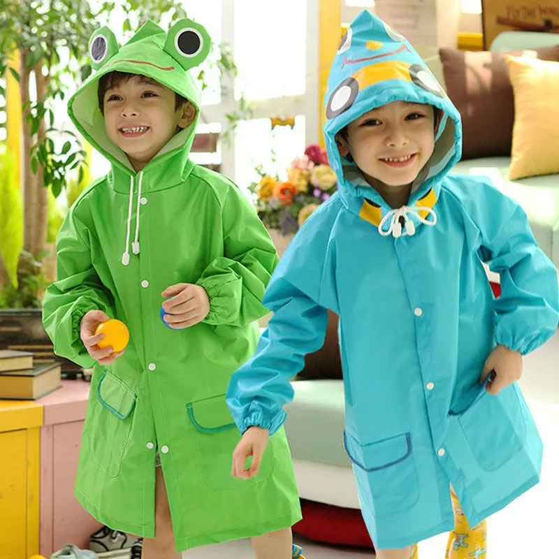 Cartoon Animal Style Waterproof Kids Baby Raincoat for Children Rain Coat Rainwear Student Poncho Rain Coat Kids