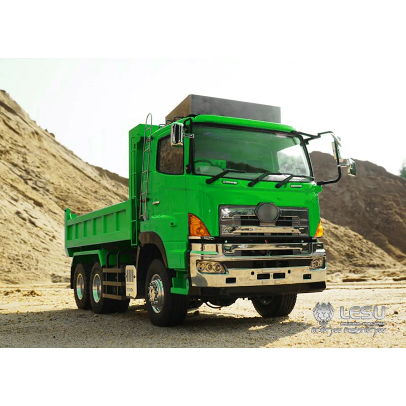 1/14 Lesu 6*6 Dumper Rc Camion Sollevamento Idraulico Motore Per Auto Esc Per Fai Da Te Tamiyaya Thzh0468-Smt2