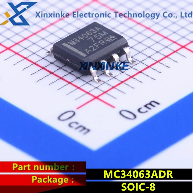 

MC34063ADR M34063A SOIC-8 Switching Voltage Regulators 1.5-A Boost/Buck Inverting Swtch Reg Power Management ICs