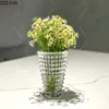 Bright Crystal Vase Terrarium Decor Transparent Glass Flower Pots Decorative Flower Arrangement Desk Decoration Hydroponics Vase 3
