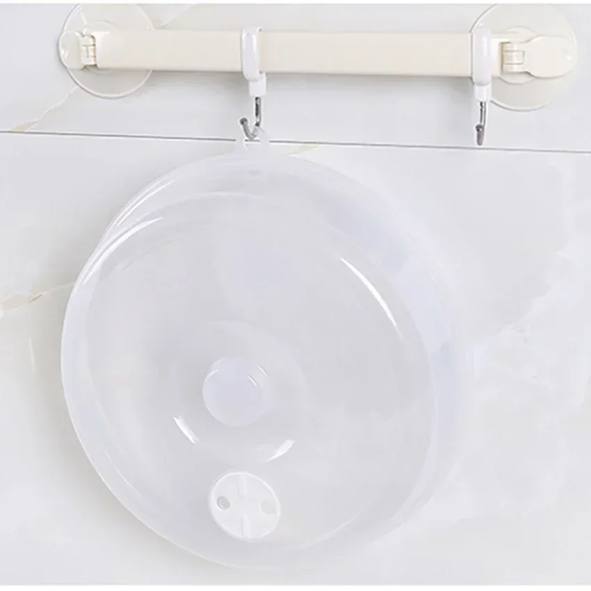 Universal Plate Bowl Cover Large Microwave Splatter Cover Lid With Steam Vent Fresh Keeping Kitchen Stackable Sealing Disk Cover