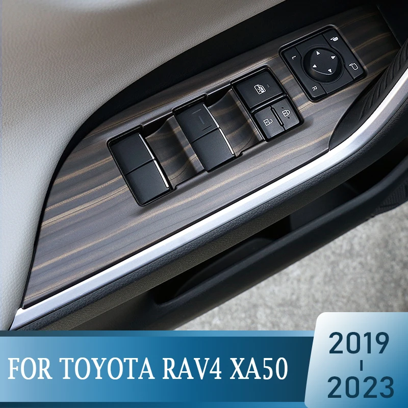 For Toyota RAV4 2019 2020 2021 2022 2023 RAV 4 XA50 Hybrid Car Window Glass Lift Switch Panel