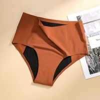 Offre spéciale taille moyenne sans couture période menstruelle Culotte 4 couches absorbant étanche Culotte allongée Culotte menstruelle 1