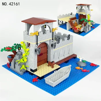 Bloques de construcción de Castillo de agua Medieval para niños 2