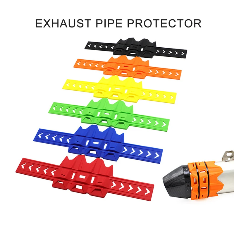 

Motorcycle Exhaust Tailpipe Muffler Exhaust Guard Rubber Anti-Scalding Ring for Ktm Sx Xc Xcw Xcf Sxf Exc 200 250 300 350 450