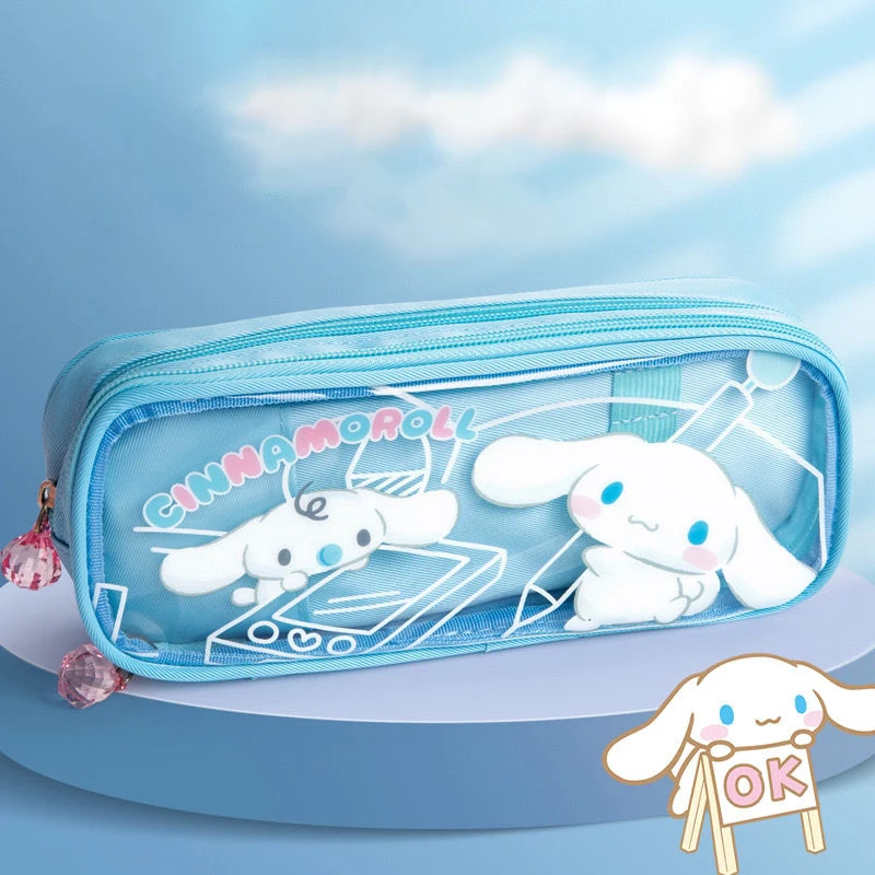 Kawaii Sanrio Hello Kitty Kuromi Cinnamoroll Pencil Case High