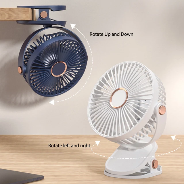 DX Petit Ventilateur électrique de Bureau Mini USB Personnel, tête de  secouage rotative Mode muet Simple Mignon Beau Petit Ventilateur :  : Cuisine et Maison