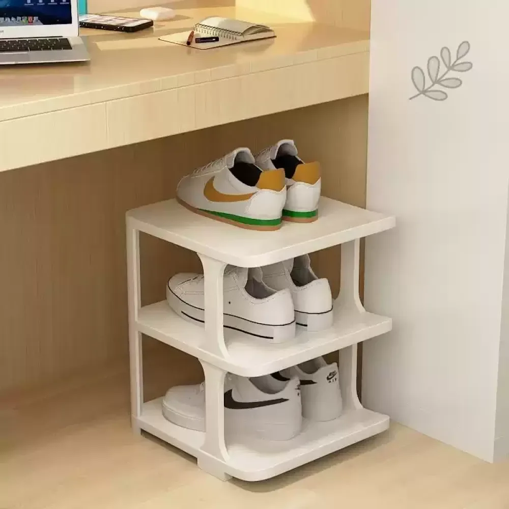 4-8 Layer Wall Corner Shoes Cabinet Doorway Multi-layer Shoe Storage Rack Space Bedroom Saving Foldable DIY Shoe Storage Rack