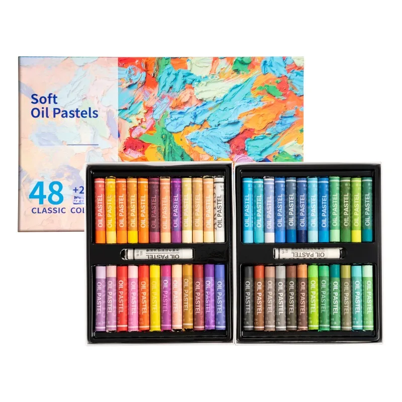 24 color oil painting stick set