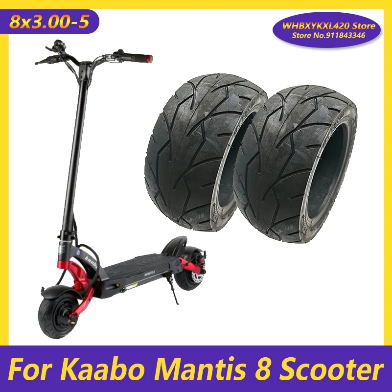 

Original 8x3.00-5 Vacuum Tire for Kaabo Mantis Electric Scooter Front and Rear Wheel Inch Outer Tires x3.0 Tyre Accessories