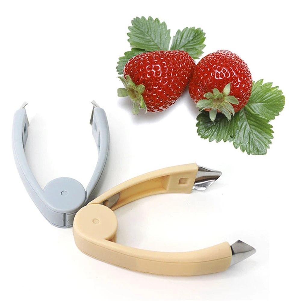 1pc Pineapple Eye Peeler Strawberry Huller Stem Gem Top Stem Remover Cutter Practical Seed