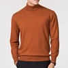 Sweatwear Men's Sweater Solid Color High Neck Pullover Knitted Warm Turtleneck Sweatwear Woolen Mens Winter Outdoor Basic Tops 4