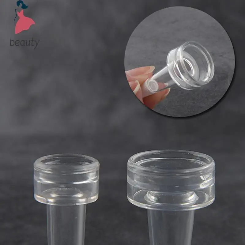 

10Pcs/lot Syringe Tips Liquid Dispenser Needles Gauge Round Plug Cap Mini Empty Refillable Bottles Sample Skin Care Tools