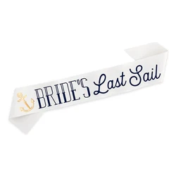 Nautical Bride - to - Be Captain Hat and Sash Set (Sash)