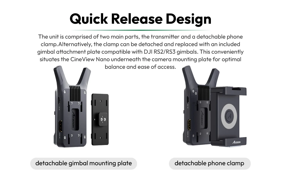Беспроводной видеопередатчик Accsoon CineView Nano 5G HDMI