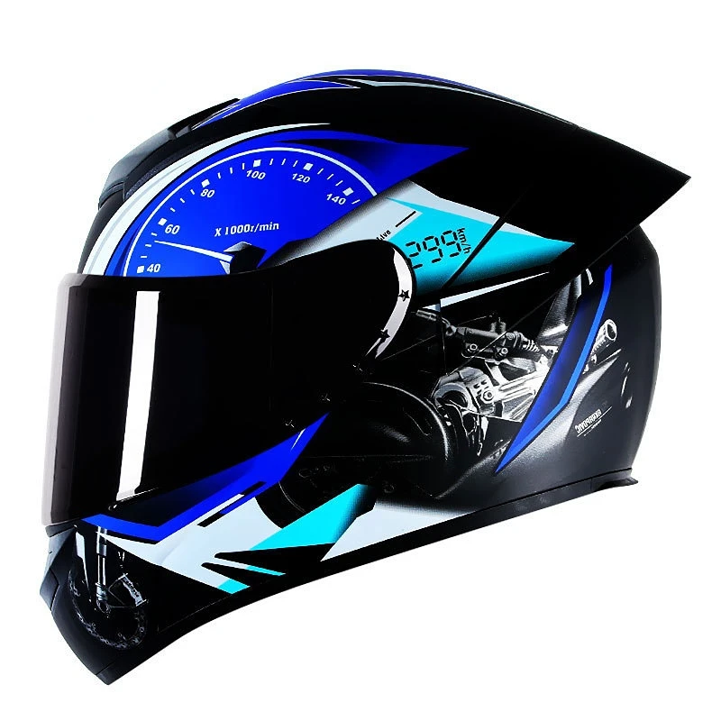 

Cool Personality Motorcycle Helmet Full Face Motocross Capacete Motocicleta Cascos Para Moto Racing Helmets